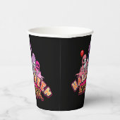 Halloween Scary Clowns Horror Paper Cups Papieren Bekers (Rechts)