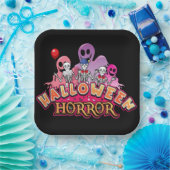 Halloween Scary Clowns Horror Papieren Bordje (Feest)