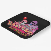 Halloween Scary Clowns Horror Papieren Bordje (Gebogen)