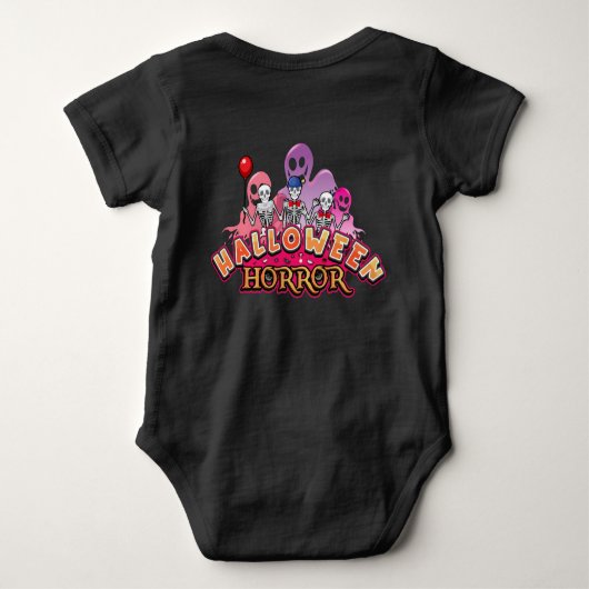 Halloween Scary Clowns Horror Romper (Achterkant)