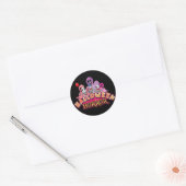 Halloween Scary Clowns Horror Ronde Sticker (Envelop)