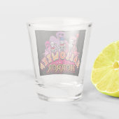 Halloween Scary Clowns Horror Shot Glas (Achterkant)