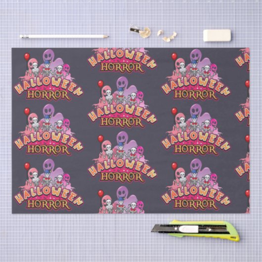 Halloween Scary Clowns Horror Tissuepapier (Craft)