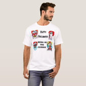 HALLOWEEN SCARY CLOWNS t-shirt (Voorkant volledig)