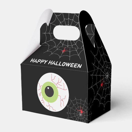 Halloween Scary Eyeball Bedankdoosjes (Voorkant Zijde)