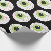 Halloween Scary Eyeball Cadeaupapier (Hoek)