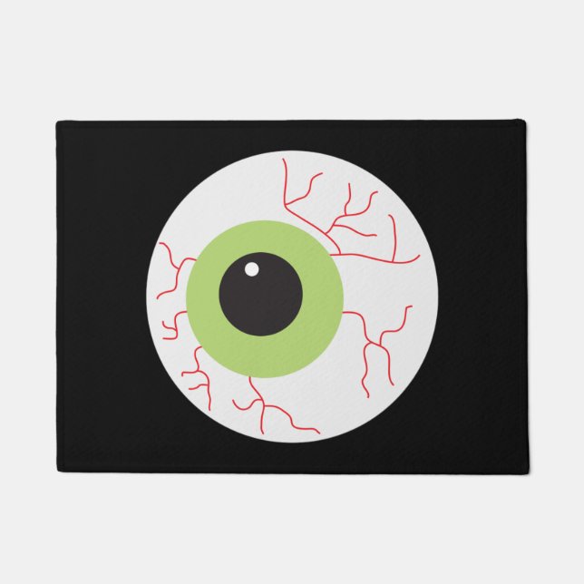 Halloween Scary Eyeball Deurmat (Voorkant)