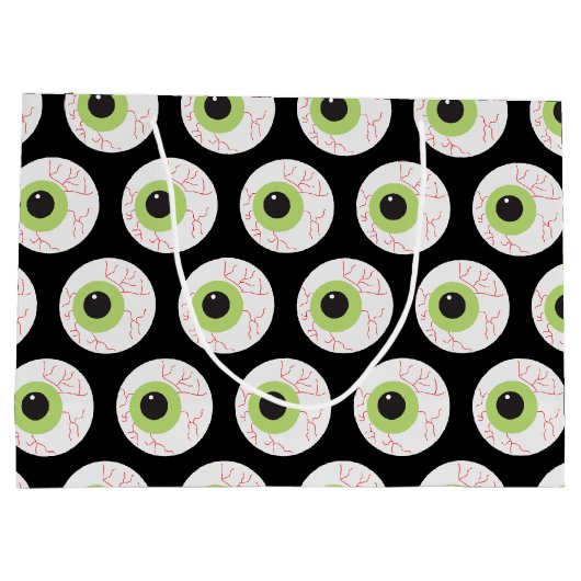 Halloween Scary Eyeball Groot Cadeauzakje (Achterkant)
