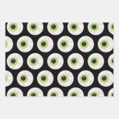 Halloween Scary Eyeball Inpakpapier Vel (Voorkant 3)