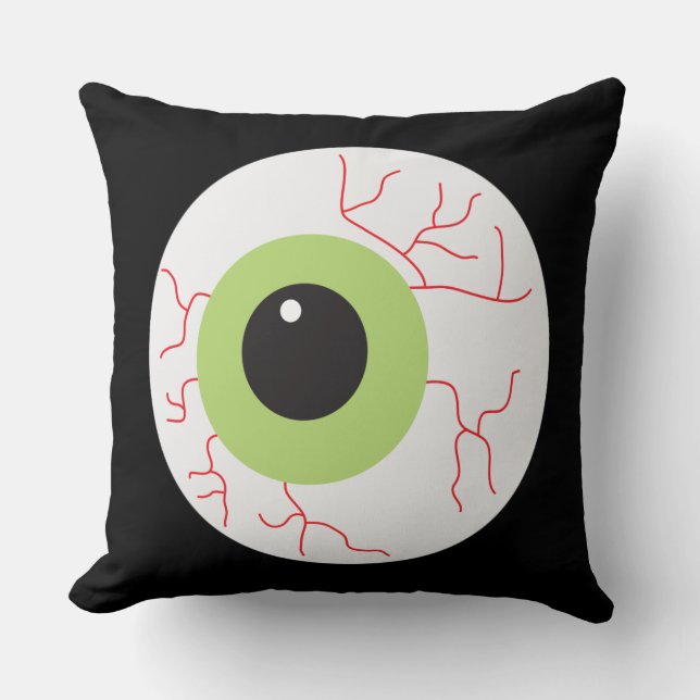 Halloween Scary Eyeball Kussen (Voorkant)