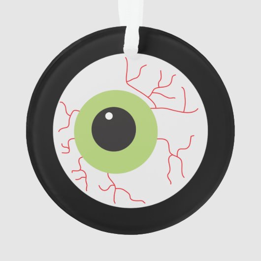 Halloween Scary Eyeball Ornament (achterkant)