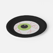 Halloween Scary Eyeball Papieren Bordje (Gekanteld)