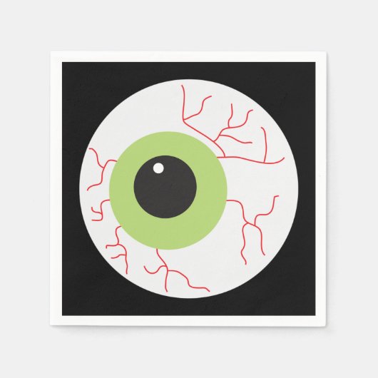 Halloween Scary Eyeball Servet (Voorkant)
