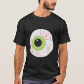 Halloween Scary Eyeball T-shirt (Voorkant)