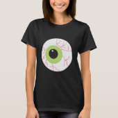 Halloween Scary Eyeball T-shirt (Voorkant)