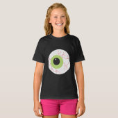 Halloween Scary Eyeball T-shirt (Voorkant volledig)