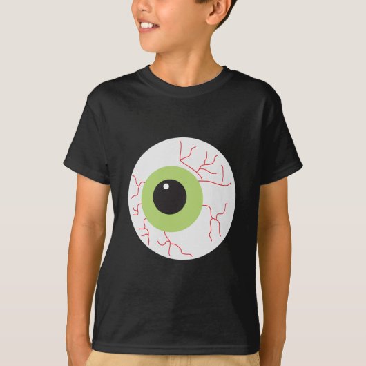 Halloween Scary Eyeball T-shirt (Voorkant)