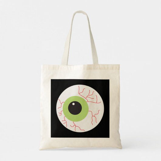Halloween Scary Eyeball Tote Bag (Achterkant)