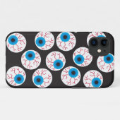 Halloween Scary Eyes Hoesje-Mate Hoesje (Achterkant (horizontaal))