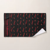 Halloween Scary Eyes Pattern Bad Handdoek (Handdoek)