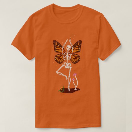 Halloween Scary Fairy Ghosts Skeletons Witch Skele T-shirt (Design voorkant)