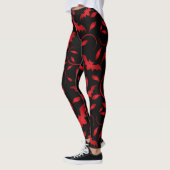 halloween_Scary Flying Bats Ontwerp Leggings (Links)