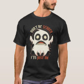 Halloween Scary Ghost Cartoon T-shirt (Voorkant)