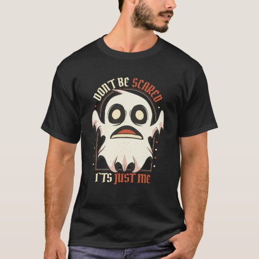 Halloween Scary Ghost Cartoon T-shirt (Voorkant)