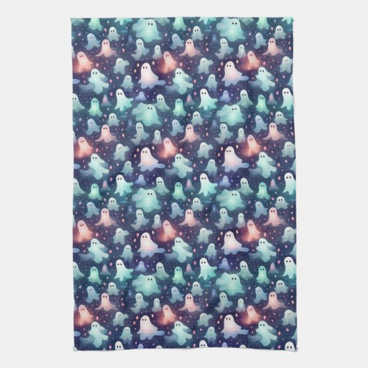 Halloween Scary Ghost en Goblins Theedoek (Verticaal)