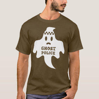 Halloween Scary Ghost Police Spooky Boo Funny 279 T-shirt