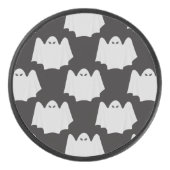 Halloween, Scary Ghost, Trick Or Treat, Boo Hockey Puck (Voorkant)