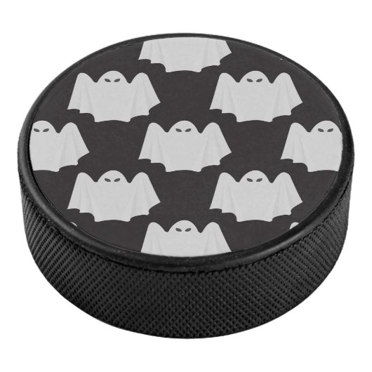 Halloween, Scary Ghost, Trick Or Treat, Boo Hockey Puck (3/4)