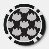 Halloween, Scary Ghost, Trick Or Treat, Boo Poker Chips (Achterkant)