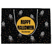 Halloween Scary Ghosts Sterrennacht Trick or treat Groot Cadeauzakje (Achterkant)