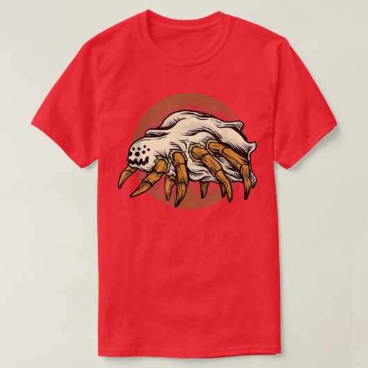 Halloween Scary Horrorwedstrijd Skeleton Spider Gh T-shirt (Design voorkant)