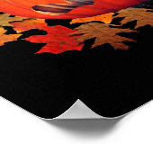 Halloween Scary Jack O Lantern - Gepersonaliseerd Poster (Hoek)