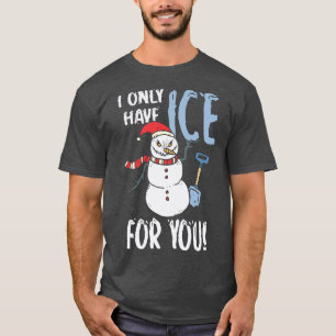 Halloween Scary Kersthorror Fan Scary Snowman T-shirt