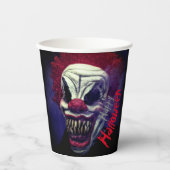 Halloween Scary Monster Clown Papieren Bekers (Voorkant)
