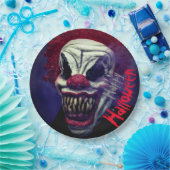 Halloween Scary Monster Clown Papieren Bordje (Feest)