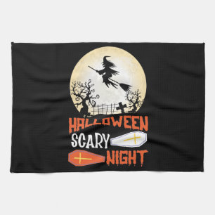 Halloween Scary Night Creepy Witch Theedoek