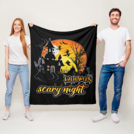 Halloween Scary Night Fleece Deken