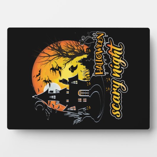 Halloween Scary Night Fotoplaat (voorkant)