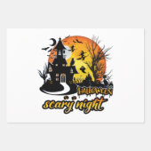 Halloween Scary Night Inpakpapier Vel (Voorkant 2)
