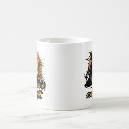 Halloween Scary Night Magische Mok (Center)