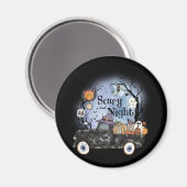 Halloween Scary Night Magneet (Voorkant / Achterkant)