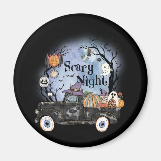 Halloween Scary Night Magneet (Voorkant)