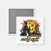 Halloween Scary Night Magneet (Voorkant / Achterkant)