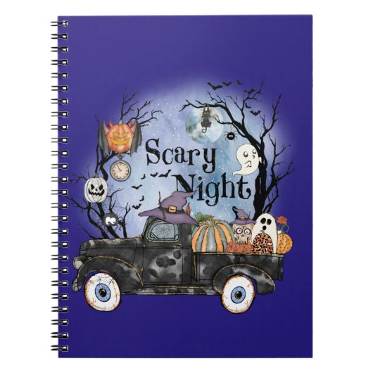 Halloween Scary Night Notitieboek (Voorkant)