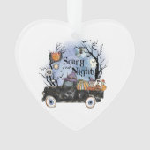 Halloween Scary Night Ornament (voorkant)