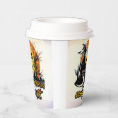 Halloween Scary Night Paper Cups Papieren Bekers (Rechts)